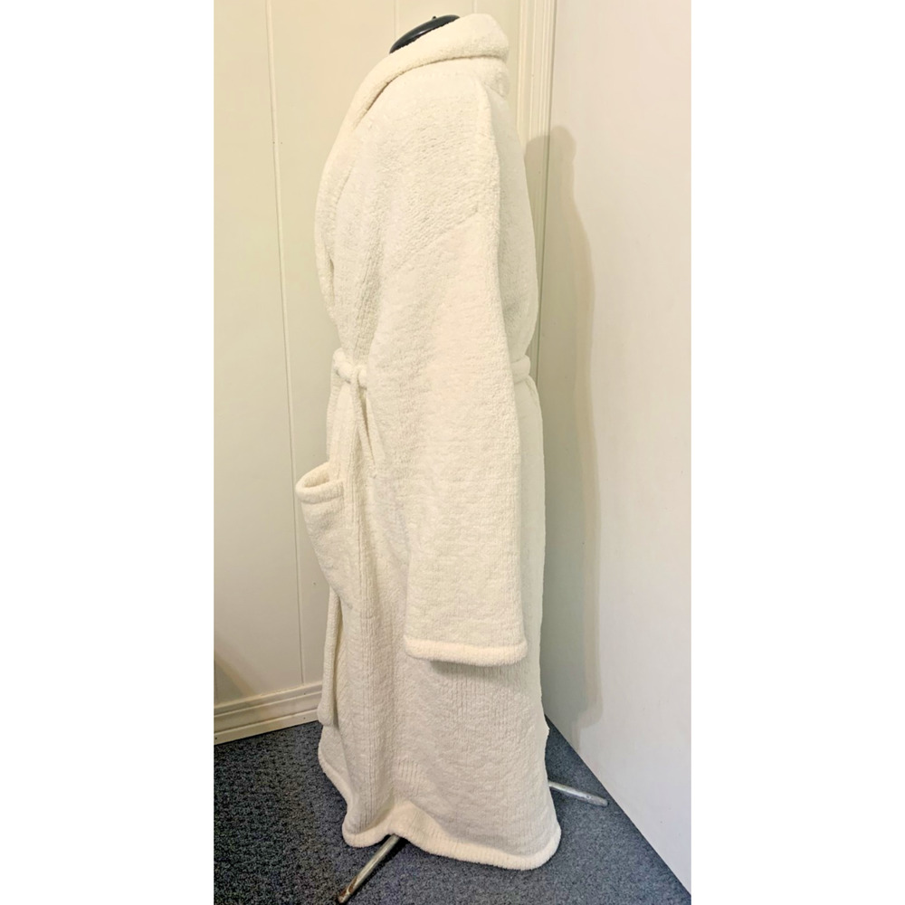 Barefoot Dreams CozyChic Women’s Robe Size 2 M/L Color Pearl Very Soft Warm - Picture 2 of 9